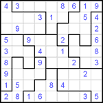 Судоку-пазл 9х9 #13 легкий