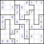 Судоку-пазл 9х9 #15 легкий