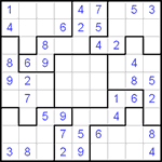 Судоку-пазл 9х9 #17 легкий