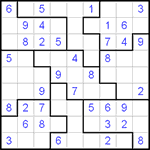 Судоку-пазл 9х9 #19 легкий