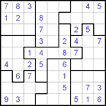 Судоку-пазл 9х9 #20 легкий