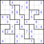 Судоку-пазл 9х9 #22 легкий