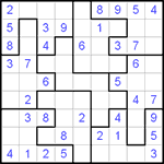 Судоку-пазл 9х9 #23 легкий