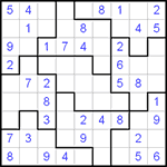 Судоку-пазл 9х9 #26 легкий