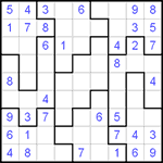 Судоку-пазл 9х9 #32 легкий