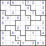 Судоку-пазл 9х9 #39 легкий
