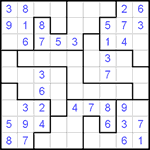 Судоку-пазл 9х9 #40 легкий