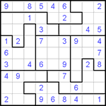 Судоку-пазл 9х9 #41 легкий