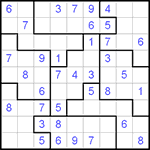 Судоку-пазл 9х9 #42 легкий