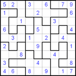Судоку-пазл 9х9 #49 легкий
