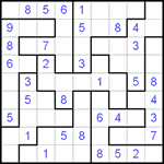 Судоку-пазл 9х9 #56 легкий