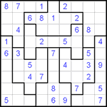 Судоку-пазл 9х9 #60 легкий