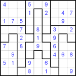 Судоку-пазл 9х9 #63 легкий