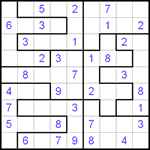 Судоку-пазл 9х9 #65 легкий