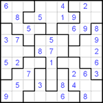 Судоку-пазл 9х9 #67 легкий