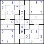 Судоку-пазл 9х9 #6 средний