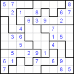 Судоку-пазл 9х9 #11 средний