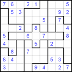 Судоку-пазл 9х9 #12 средний