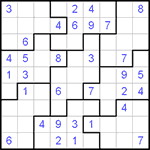 Судоку-пазл 9х9 #14 средний