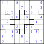 Судоку-пазл 9х9 #15 средний