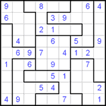 Судоку-пазл 9х9 #18 средний