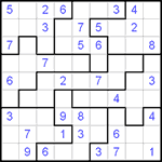 Судоку-пазл 9х9 #23 средний