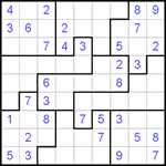 Судоку-пазл 9х9 #24 средний