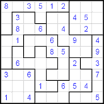 Судоку-пазл 9х9 #37 средний