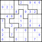 Судоку-пазл 9х9 #59 средний