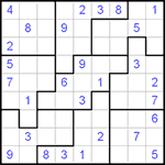 Судоку-пазл 9х9 #7 трудный