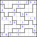 Судоку-пазл 9х9 #13 трудный