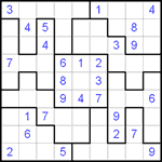 Судоку-пазл 9х9 #18 трудный