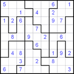 Судоку-пазл 9х9 #22 трудный