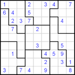 Судоку-пазл 9х9 #25 трудный