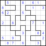 Судоку-пазл 9х9 #51 трудный