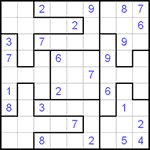 Судоку-пазл 9х9 #59 трудный
