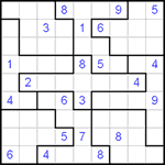 Судоку-пазл 9х9 #5 очень трудный