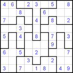 Судоку-пазл 9х9 #29 очень трудный