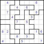 Судоку-пазл 9х9 #45 очень трудный