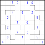 Судоку-пазл 9х9 #48 очень трудный