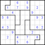 Судоку-пазл 9х9 #60 очень трудный
