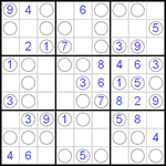 Судоку “Чет-нечет” 9х9 #4 легкий