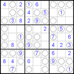 Судоку “Чет-нечет” 9х9 #5 легкий