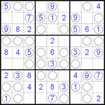 Судоку “Чет-нечет” 9х9 #9 легкий