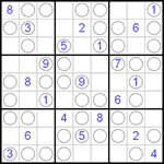 Судоку “Чет-нечет” 9х9 #13 легкий