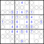 Судоку “Чет-нечет” 9х9 #2 средний