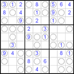 Судоку “Чет-нечет” 9х9 #3 средний