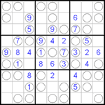 Судоку “Чет-нечет” 9х9 #7 средний