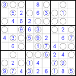 Судоку “Чет-нечет” 9х9 #8 средний