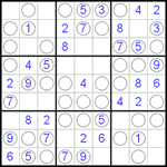 Судоку “Чет-нечет” 9х9 #14 средний